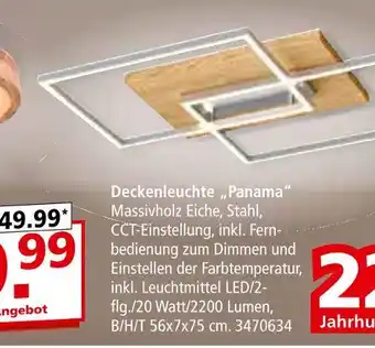 Segmüller Deckenleuchte „panama“ Angebot