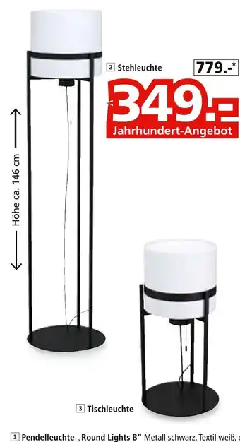 Segmüller Stehleuchte „round lights b.“ Angebot