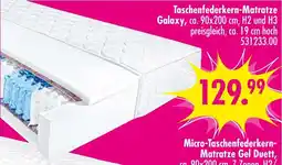 Möbel Boss Taschenfederkern-matratze galaxy Angebot