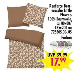 Möbel Boss Renforce bettwäsche little flower Angebot