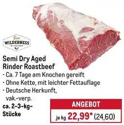 METRO True wilderness Semi Dry Aged Rinder Roastbeef Angebot