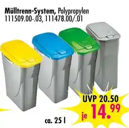 Möbel Boss Mülltrenn-system Angebot