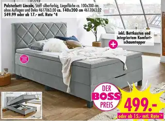 Möbel Boss Polsterbett lincoln Angebot