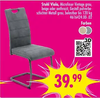 Möbel Boss Stuhl viola Angebot