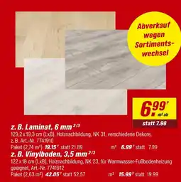 toom Baumarkt Z. b. laminat, 6 mm Angebot