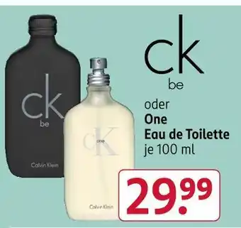 Rossmann Calvin klein ck be Angebot