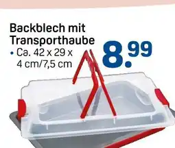 Rossmann Backblech mit transporthaube Angebot