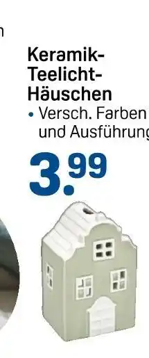 Rossmann Keramik-teelicht-häuschen Angebot