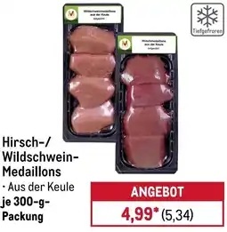 METRO Hirsch-/ Wildschwein Medaillons Angebot