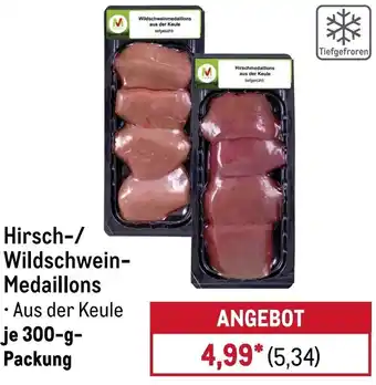 METRO Hirsch-/ Wildschwein Medaillons Angebot