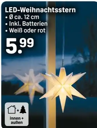 Rossmann Led-weihnachtsstern Angebot