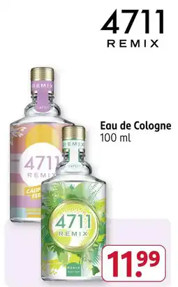 Rossmann 4711 remix eau de cologne Angebot