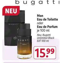 Rossmann Bugatti man eau de toilette Angebot