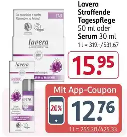 Rossmann Lavera straffende tagespflege Angebot