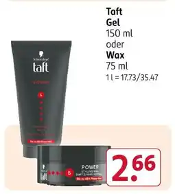 Rossmann Taft gel Angebot