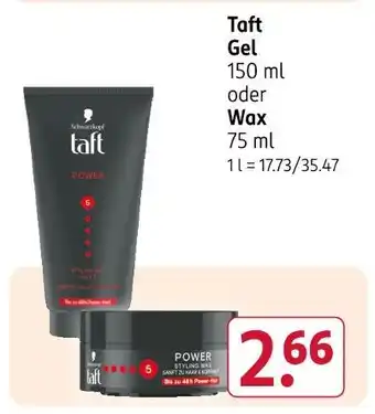 Rossmann Taft gel Angebot