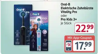 Rossmann Oral-b elektrische zahnbürste vitality pro Angebot