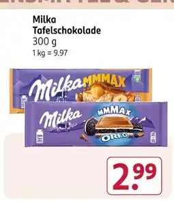 Rossmann Milka tafelschokolade mmmax Angebot