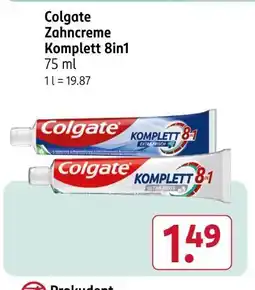 Rossmann Colgate zahncreme komplett 8in1 Angebot