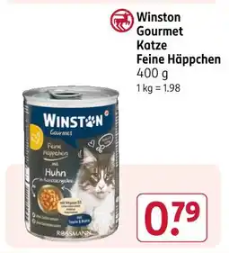 Rossmann Winston gourmet katze feine häppchen Angebot