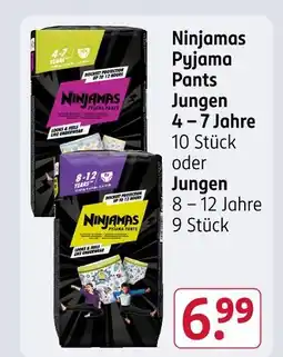 Rossmann Ninjamas pyjama pants jungen 4 – 7 jahre Angebot