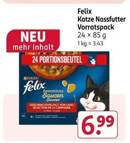 Rossmann Felix katze nassfutter vorratspack Angebot