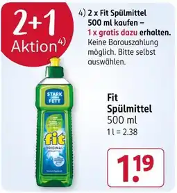Rossmann Fit fit spülmittel Angebot