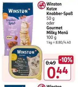 Rossmann Winston katze knabber-spaß Angebot
