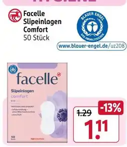 Rossmann Facelle slipeinlagen comfort Angebot