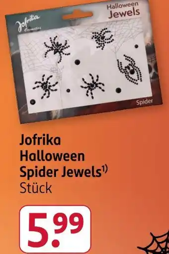 Rossmann Jofrika halloween spider jewels Angebot