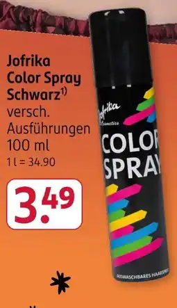 Rossmann Jofrika color spray schwarz Angebot