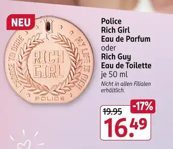 Rossmann Police rich girl eau de parfum Angebot