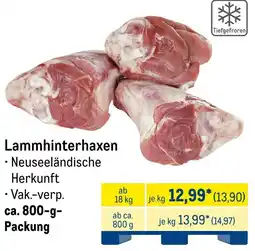 METRO Lammhinterhaxen Angebot