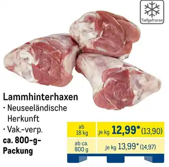 METRO Lammhinterhaxen Angebot