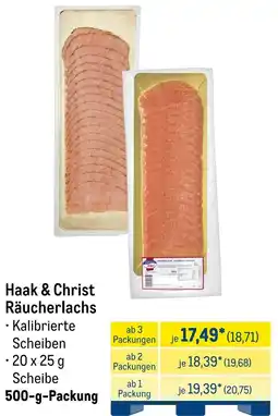 METRO Haak & Christ Räucherlachs Angebot