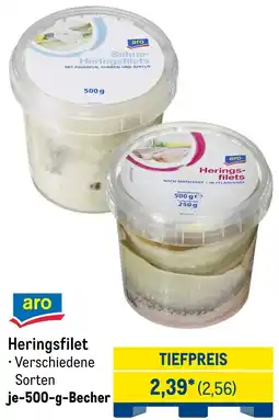 METRO aro Heringsfilets Angebot