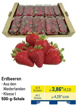 METRO Erdbeeren Angebot