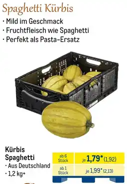 METRO Kürbis Spaghetti Angebot