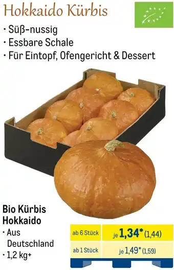 METRO Bio Kürbis Hokkaido Angebot