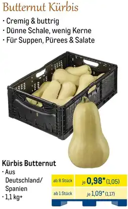 METRO Kürbis Butternut Angebot