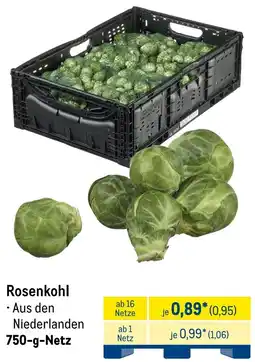 METRO Rosenkohl Angebot