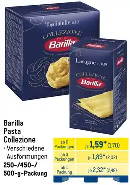 METRO Barilla Pasta Collezione Angebot