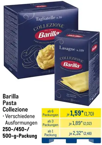 METRO Barilla Pasta Collezione Angebot