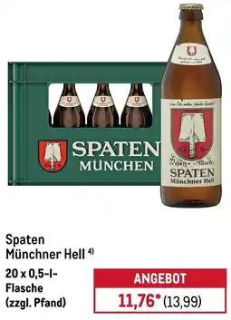 METRO Spaten Münchner Hell Angebot