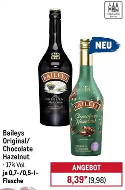 METRO Baileys Original/ Chocolate Hazelnut Angebot