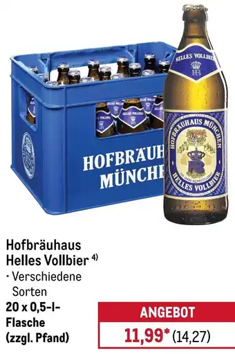 METRO Hofbräuhaus Helles Vollbier Angebot