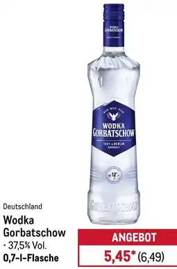 METRO Deutschland Wodka Gorbatschow Angebot
