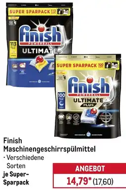 METRO Finish Maschinengeschirrspülmittel Angebot
