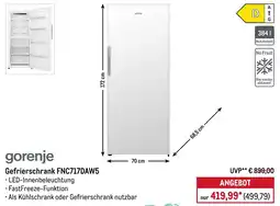 METRO gorenje Gefrierschrank FNC717DAW5 Angebot