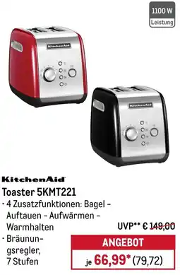 METRO KitchenAid Toaster 5KMT221 Angebot